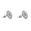 Cercei Argint Evil Eye Turcoaz