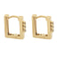 Cercei Aur 14k Tip Huggie Hoops cu Pietre Zirconia