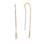 Cercei Fir Dublu Aur 14k Infinit
