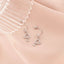 Cercel Argint Piercing Buric Inima cu Pietre Zirconia