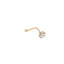 Cercel Piercing Nas din Aur 14k cu Piatra Zirconia