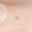 Cercel Piercing Nas din Aur 14k cu Piatra Zirconia