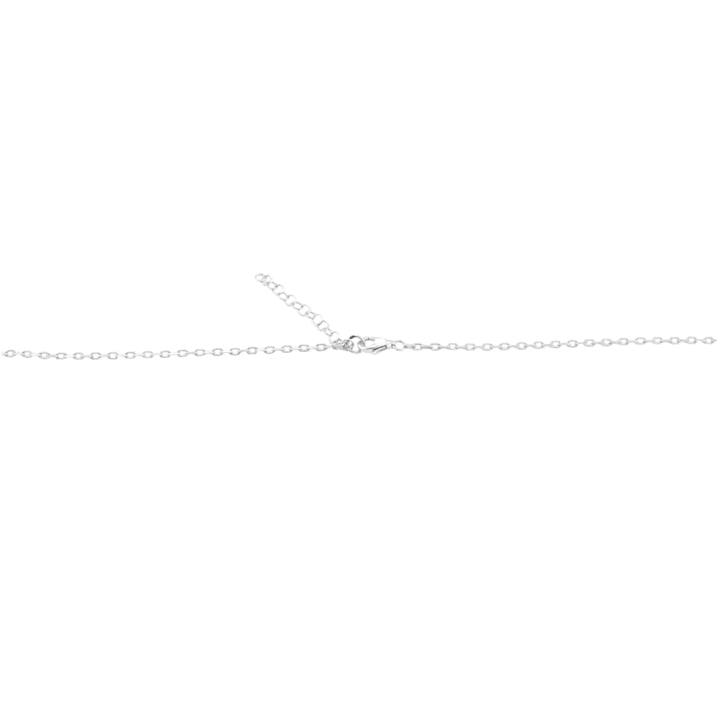 Lant Argint Floare cu Sidef 1 cm