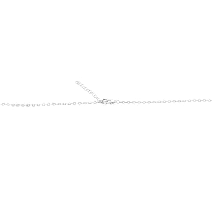 Lant Argint Floare cu Sidef 1 cm
