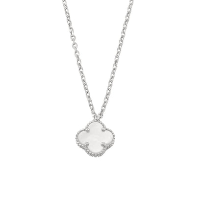 Lant Argint Floare cu Sidef 1 cm