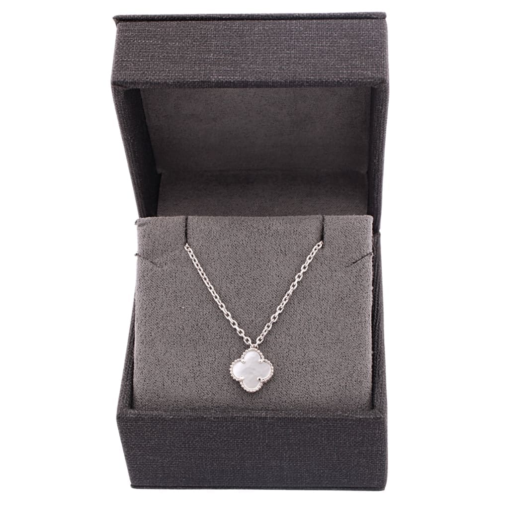 Lant Argint Floare cu Sidef 1 cm