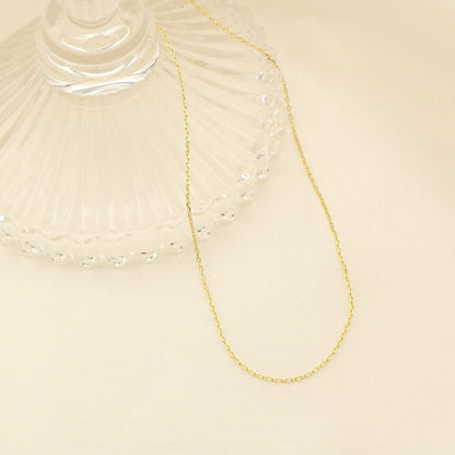 Lant Aur Galben 14k Clasic cu Zale 1mm