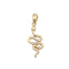 Pandantiv Aur 14k Sarpe cu Pietre Zirconia